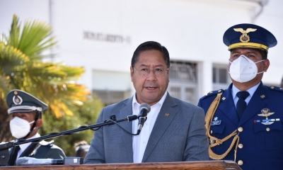 El presidente Luis Arce.
