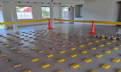 La cocaína incautada en operativos de la Aduana y FELCN. Foto: Aduana.