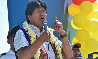 El presidente Evo Morales. 