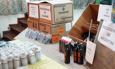 Las supuestas municiones encontradas en la Policía. | ABI