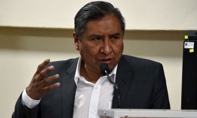 El canciller Rogelio Mayta 
