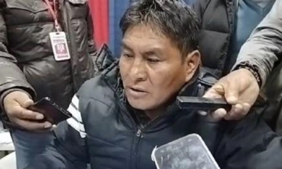 Alcalde de Uncía, Zenón Yucra Checa