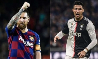 Cristiano Ronaldo y Lionel Messi reciben estos montos por publicaciones en Instagram. | Fuente: AFP