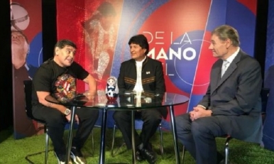 El mandatario boliviano arribó el miércoles a Rusia el marco de la celebración dela Copa del Mundo. | Foto: ABI