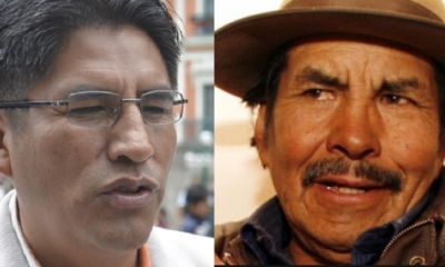 Félix Patzi y Felipe Quispe/Foto. Kandire