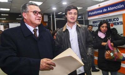Foto / Archivo:  Entrambasaguas, junto al abogado Eduardo León