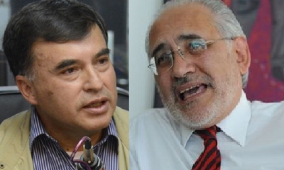 Juan Ramón Quintana y Carlos Mesa/Foto. Kandire