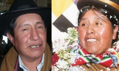 Rafael Quispe y Felipa Huanca/Foto. Producción Kandire