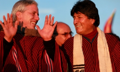 Evo Morales y Álvaro García Linera/Foto. Archivo