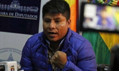 Senador del MAS, Leonardo Loza.