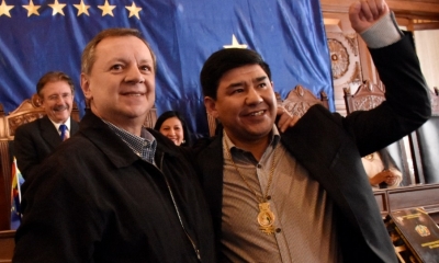 Milton Barón y José Alberto Gonzáles/Foto. ABI 