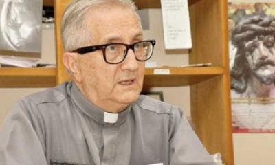 Vicario Judicial de la iglesia Católica en Cochabamba, Padre Miguel Manzanera/Foto. RRSS