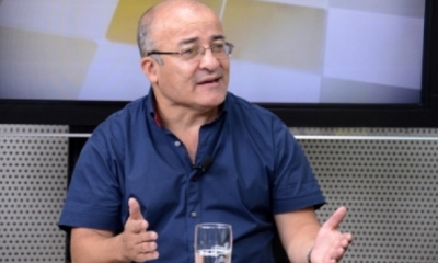 El exministro Hugo Moldiz (ABI)
