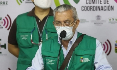 El secretario departamental de Salud de Santa Cruz, Óscar Urenda