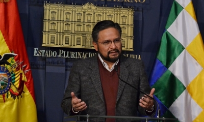 El ministro de la Presidencia, Alfredo Rada