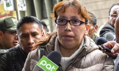 Cynthia Delgadillo fue notificada en el penal de Obrajes/Foto. RRSS