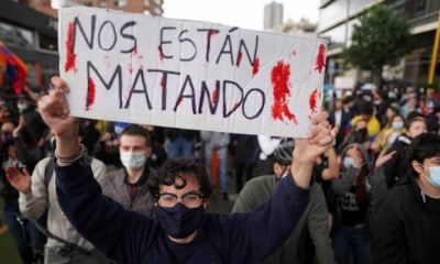 Protestas Sociales en Colombia.
