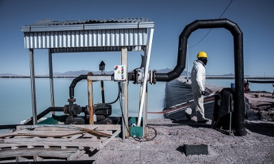 Planta de carbonato de Litio en Uyuni.