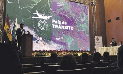 La Unodc valida la información de la destrucción de drogas ilegales en Bolivia