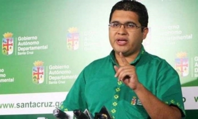 El secretario de Gobierno de la Gobernación de Santa Cruz, Vladimir Peña