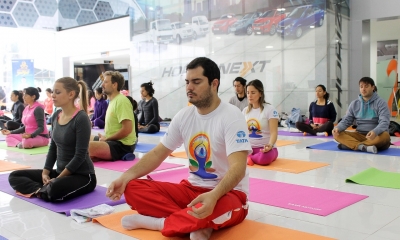 El 21 de junio se celebra el  día del Yoga/Foto. LG