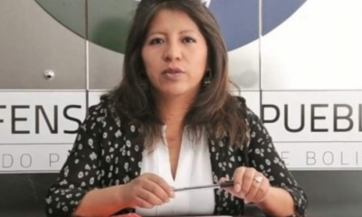Defensora del Pueblo, Nadia Cruz. Foto: Defensoría del Pueblo