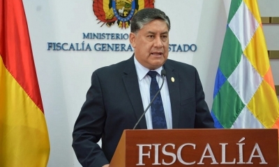 El fiscal general del Estado, Juan Lanchipa. / Foto: FGE.