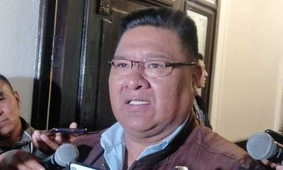 El presidente de la Cámara de Diputados, Sergio Choque