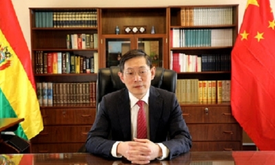 El embajador de China, Huang Yazhong