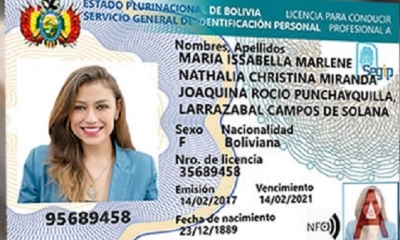 Desde el 15 de febrero se empezó a implementar la nueva licencia/Foto. RRSS