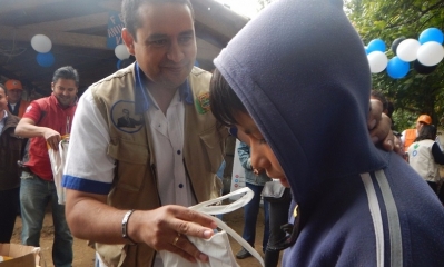 El director del Centro de Operaciones de Emergencia Departamental (COED.Beni) Tcnl. Cristhian Cámara