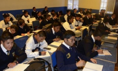 Escolares en clases. Foto: Cambio
