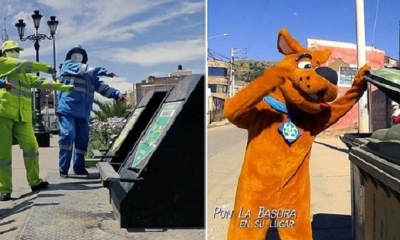 Se hace viral el vídeo sobre el  correcto desecho de la basura. Foto: RRSS