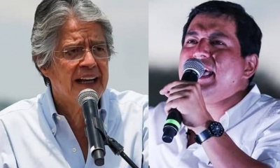 Guillermo Lasso y Andrés Araúz/Foto. Captura de pantalla