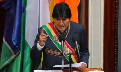 El presidente Evo Morales