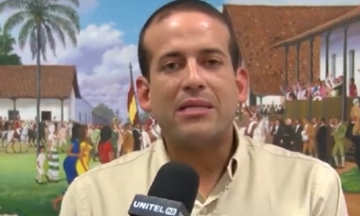 Luis Fernando Camacho, presidente del Comité Cívico pro Santa Cruz/Foto. RRSS