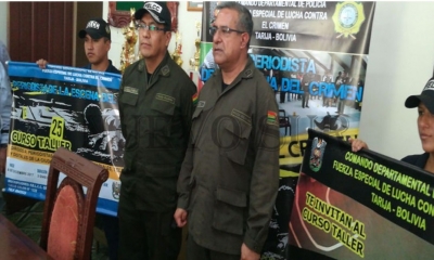 Lanzamiento y presentación de los afiches para la convocatoria a participar del taller para periodistas.