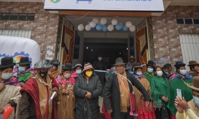 Inauguración de un supermercado EMAPA