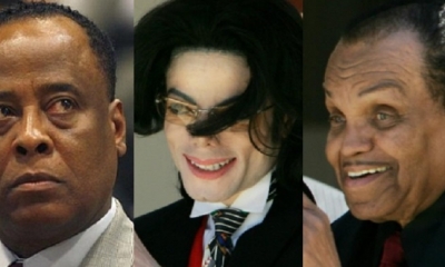 Conrad Murray, Michael Jackson y  Joe Jackson/Foto. Kandire