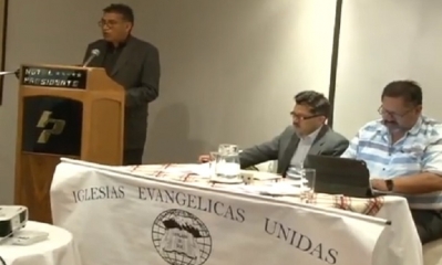 La iglesias evangélicas se encuentra reunidas/Foto. Captura de pantalla 