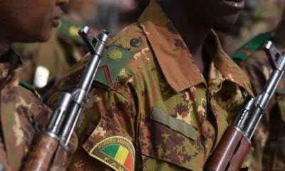 Soldados del ejército de Malí
