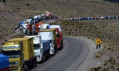  El comercio exterior boliviano se ve perjudicado a causa de los bloqueos en Perú