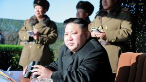 El líder de Corea del Norte, Kim Jong-un, durante un ejercicio de un batallón especial del Ejército norcoreano en Pyongyang, Foto: Reuters