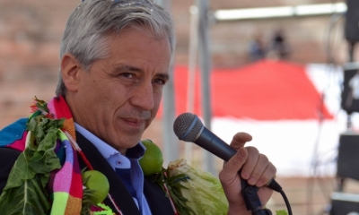El vicepresidente Álvaro García Linera