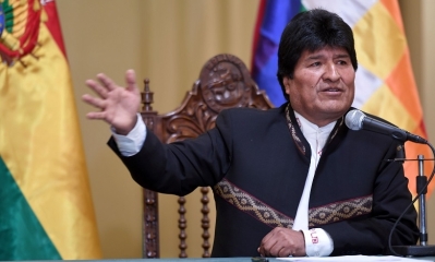 El presidente Evo Morales