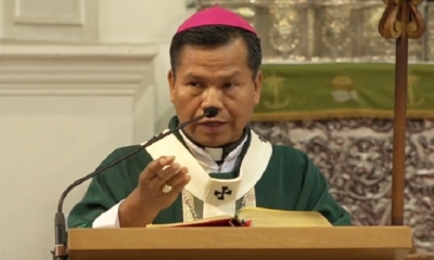 Monseñor René Leigue, arzobispo de Santa Cruz
