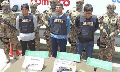 Los aprehendidos fueron identificados