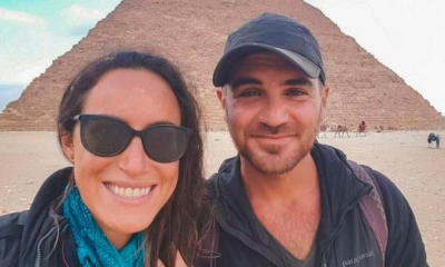 Lauren Goeghegan y Jay Austin en uno de sus viajes a Marruecos donde afirmaban que la 