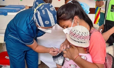 En Bolivia actualmente se vacuna a niños mayores de 5 años