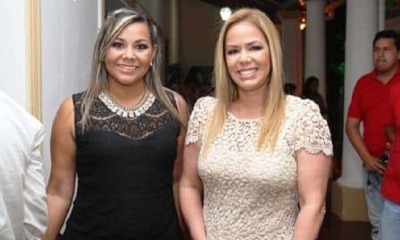 Eliane Saavedra junto a Angelica Sosa 